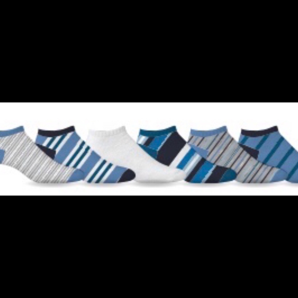 🌟NWT Mens 6PK No Show Ankle Socks